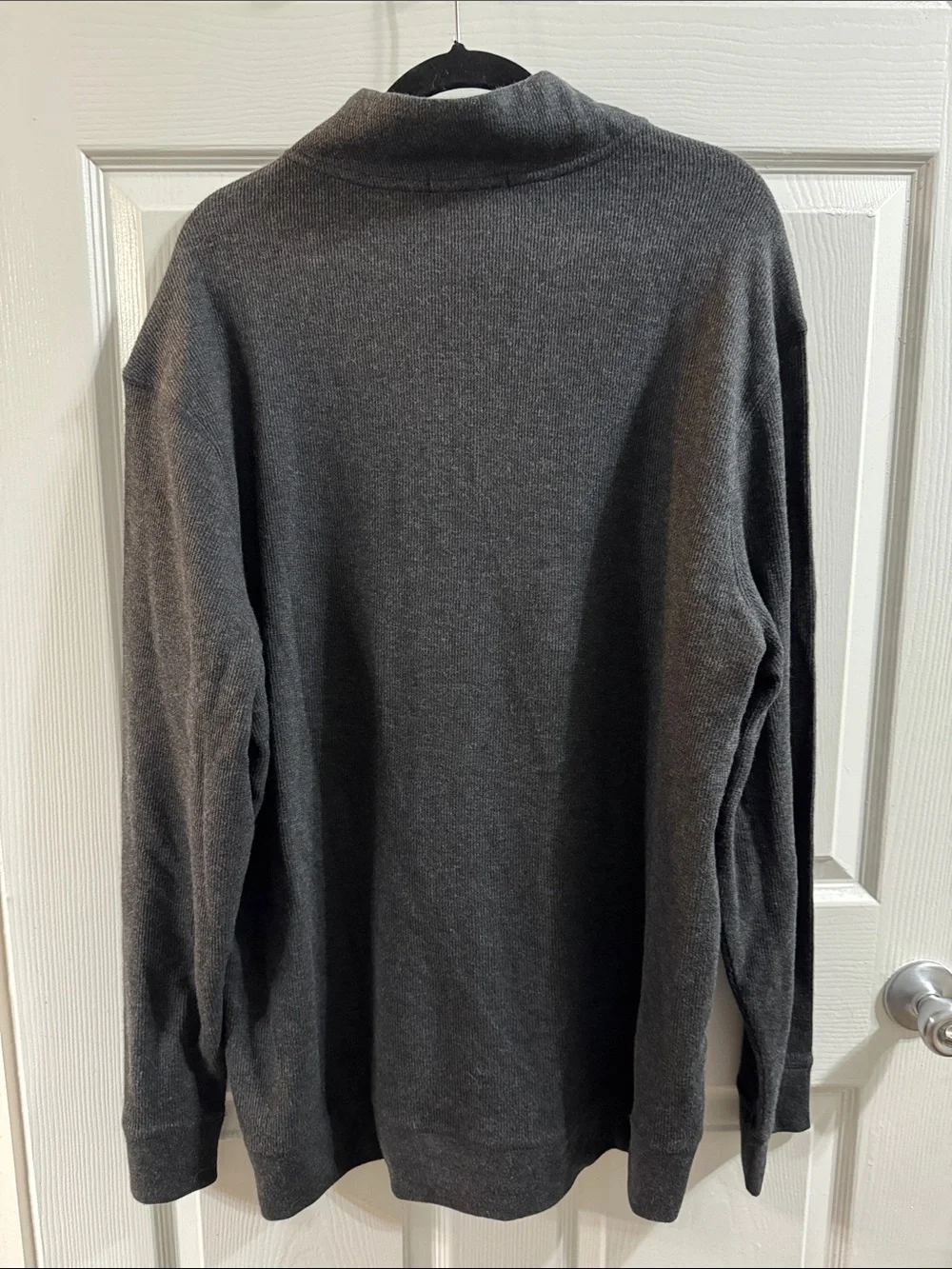 Banana Republic waffle quarter zip pullover